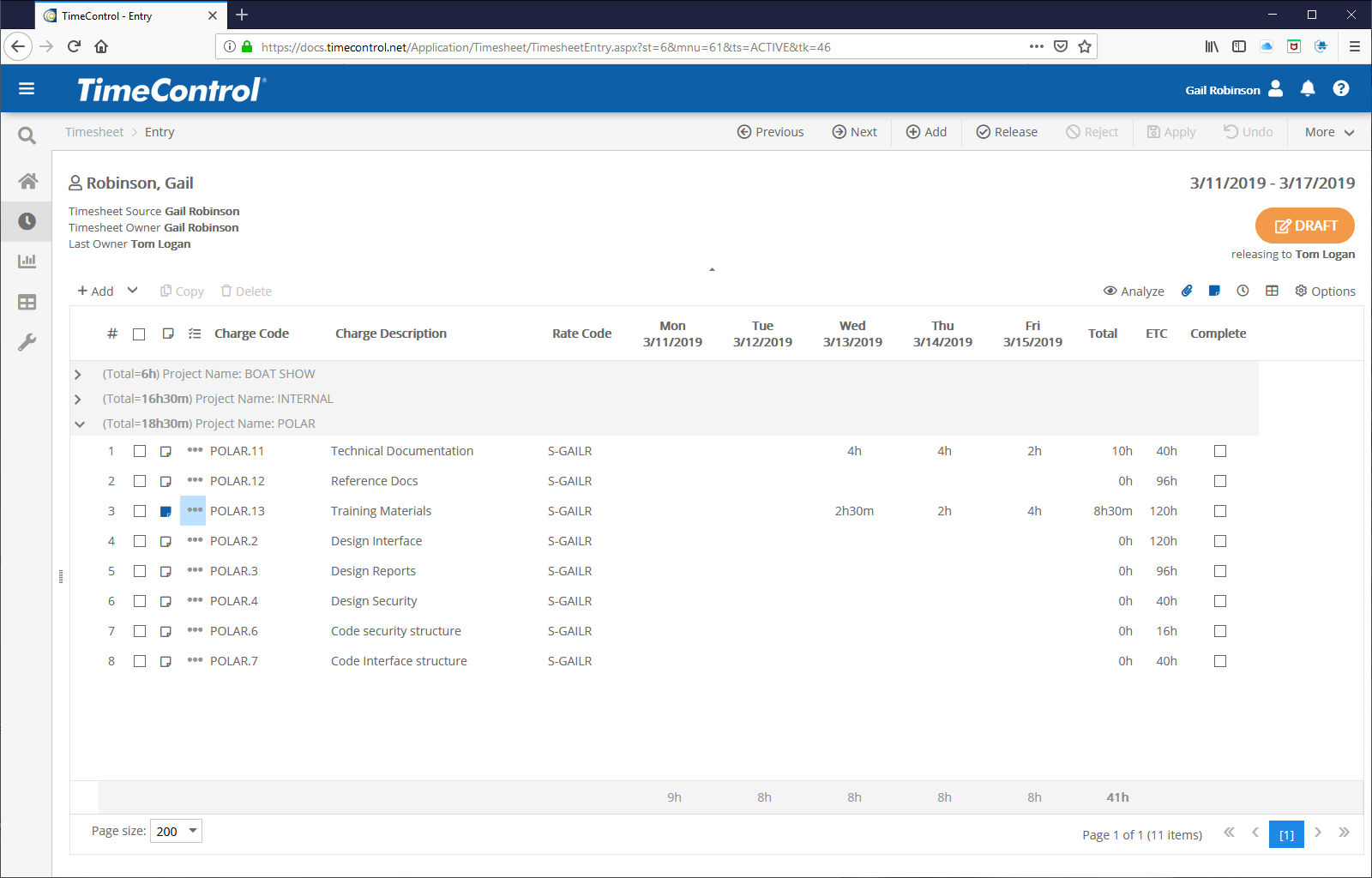 TimeControl and Microsoft Project Server